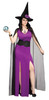 Midnight Magic Costume Women's Sexy Halloween Purple Witch Fancy Dress SM/LG