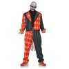 Thriller Evil Killer Clown Argyle Orange Tuxedo Halloween Costume Adult Std-XXL