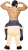 Carry Me on Your Shoulders Weightlifter Costume Piggy Back Ride On Adult Funny