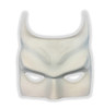 Paint Your Own Batman Inspired White Half Mask Costume Decor Crafts Bat DIY