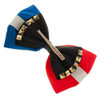 Suicide Squad Harley Quinn Hair Bow Clip Good Night Baseball Bat Red Blue White