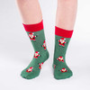 Good Luck Sock Santa Claus Crew Socks Adult Unisex Shoe Size 5-9 Christmas