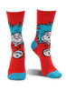 Dr. Seuss Thing 1&2 Costume Crew Socks