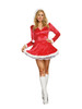 Sleigh Belle Sexy Costume Dress Fancy Dress Women's Xmas Mrs Santa Claus XS