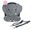 Sleepyville Critters Crossbody Purse Grey Elephant Pink Balloon Quality Vinyl