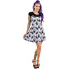 Too Fast Haunted House Halloween Horror Vintage Dress Women's Rockabilly Pin-Up