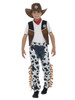 Texan Cowboy Costume Wild West Child Boys Halloween Fancy Dress Rodeo SM-LG