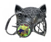 Steampunk Gatto Cat Kitty Masquerade Half Mask Cyborg Fantasy Goggles Silver