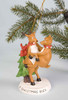 Forum Novelties Erotic Ornament Buck Funny Naughty Buck & Doe Christmas Tree