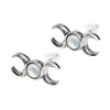 Alchemy of England Pearl Triple Goddess Pewter Gothic Style Stud Earrings