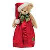 The Bearington Collection Baby's 1st Christmas Snuggler Stuffed Plush Blanket