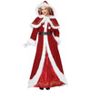 Deluxe Mrs. Claus Adult Costume Dress Red Christmas Santa Women's X-SMALL 4-6