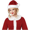 Deluxe Mrs. Claus Adult Costume Dress Red Christmas Santa Women's X-SMALL 4-6