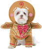 Gingerbread Man Pup Christmas Holiday Xmas Costume Pets Dog XS SM MD LG New