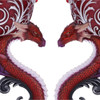 Nemesis Now Devotion Twin Dragon Heart Fantasy Mystic Love Set of Two Goblets