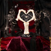 Nemesis Now Love Never Dies Skeleton Hand Heart Gothic Figurine Home Decor