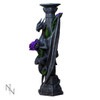 Nemesis Dragon Beauty 10" Detailed Gothic Candle Stick