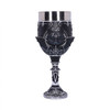 Nemesis Malpuss Black Cat Bat Detailed Resin Gothic Wine Goblet