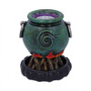Nemesis Emerald Mini Cauldron 3" Back Flow Incense Burner
