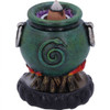 Nemesis Emerald Mini Cauldron 3" Back Flow Incense Burner