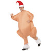 Smiffys Inflatable Roasted Turkey Holiday Christmas Bird Funny Adult Costume OS