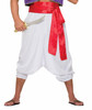 White Desert Prince Adult  Pants Aladdin Sultan Harem Genie Costume Accessory