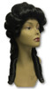 High Quality Black Renaissance Women's Wig Colonial Ringlet Curls Adult Costume