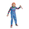 Child's Play Chucky Classic Good Guy Doll Kids Child Halloween Costume LG 10-12