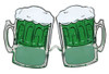 Green Beer Mugs Sunglasses St. Pat's Patrick's Glasses Costume Accessory Eyewear