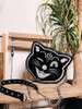 Sourpuss Clothing Jinx The Black Cat Crossbody Purse Bag