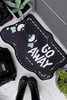 Killstar Rug 'Go Away' Black Doormat Goth Home Decor