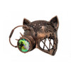 Steampunk Gatto Cat Kitty Masquerade Half Mask Cyborg Fantasy Goggles Copper