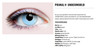 Primal Costume Contact Lenses Underworld Blue Vampire Cosplay Make-up Anime