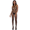 Be Wicked Night Reflection Black Bodystocking Fishnet Women's Lingerie OS