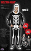 Skeleton Squad Adult Unisex Halloween Costume Hooded Jumpsuit MEDIUM