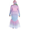 Mystical Mermaid Ombre Pastel Dress Women's Adult Halloween Costume XXL 18-20