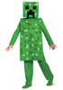 Minecraft Creeper Jumpsuit Classic Kids Costume & Mask Licensed Child SM 4-6X