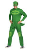 PJ Masks Gekko Adult Costume Men's Green Jumpsuit Licensed Classic LG-XL 42-46