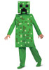 Minecraft Creeper Jumpsuit Classic Kids Costume & Mask Licensed Child LG 10-12