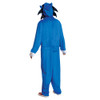 Licensed Sonic The Hedgehog 2 Movie Adult Unisex Costume Hooded Jumpsuit L-XL