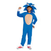 Licensed Sega Sonic Movie Classic Kids Costume Hooded Jumpsuit Small 4-6