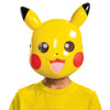 Licensed Pikachu Kids Half Mask Child Costume Accessory