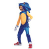 Licensed Sega Sonic Prime New Yoke City Deluxe Kid Costume Hooded Jumpsuit 10-12