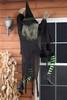 5' Climbing Witch Hanging Halloween Wall Haunted Decoration Prop Black