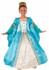 Deluxe Princess Penelope Girls Costume Blue Dress With Hoop Medium 8-10