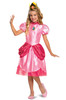 World Of Nintendo Mario Bros. Classic Princess Peach Kids Costume Medium 7-8