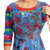 Licensed Child's Play Chucky Deluxe Women's Adult Halloween Costume LG 12-14