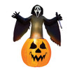 6 ft. Airblown Inflatable Scream Ghost Face Pumpkin Halloween Lawn Decoration