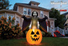6 ft. Airblown Inflatable Scream Ghost Face Pumpkin Halloween Lawn Decoration