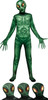 Fade In/Out Cosmic Alien Bodysuit Light-Up Eyes Kids Halloween Costume LRG 12-14